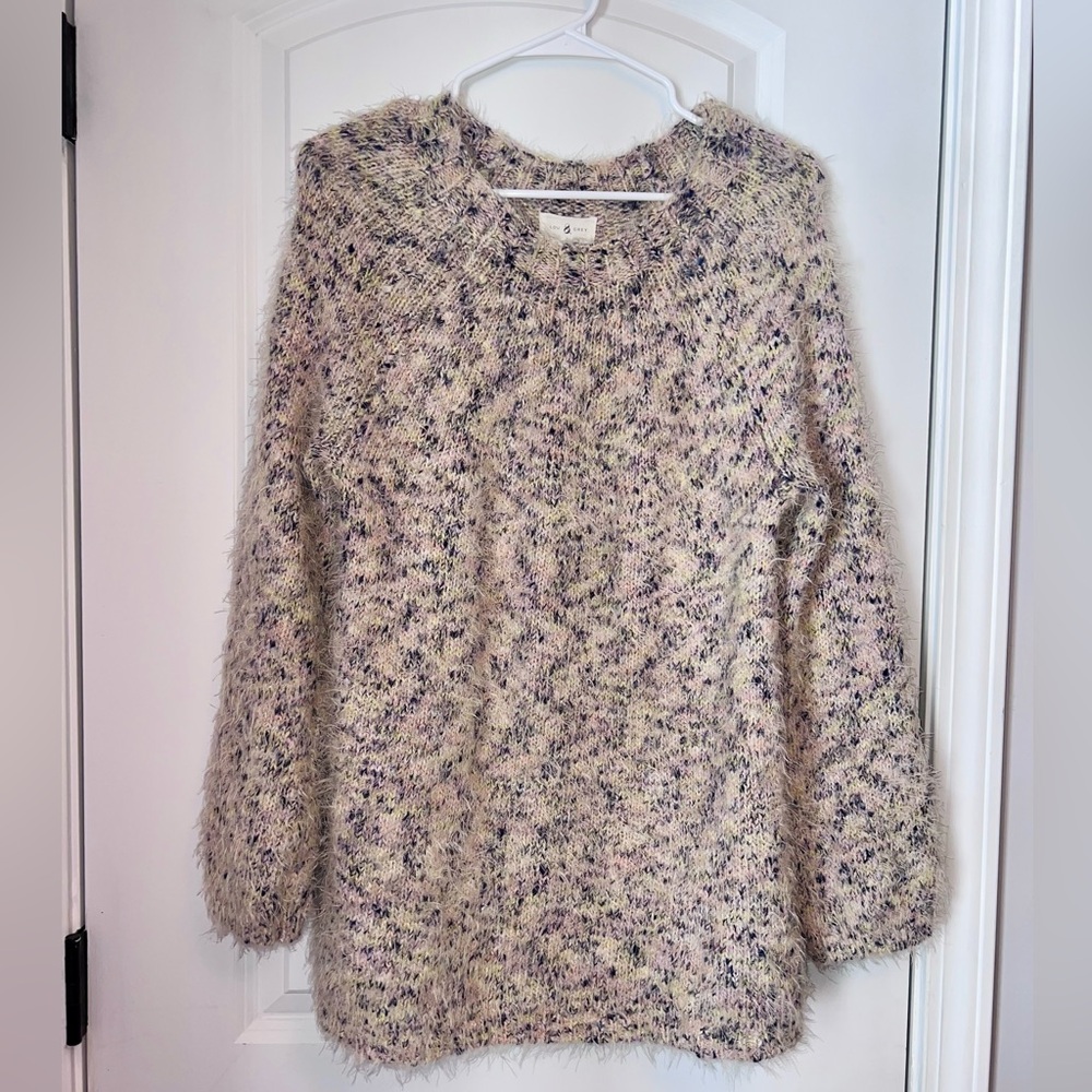 Lou & Grey Fuzzy Multicolor Sweater
